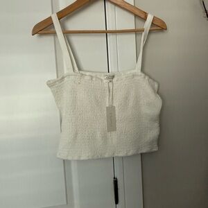 NWT!!  Z Supply Cream Textured Tank Top